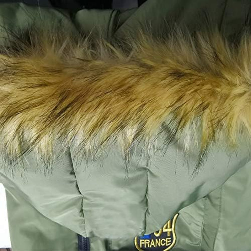 Large Dog down Jacket Hoodie Coat Winter Waterproof,Reflective Warm Dog Clothes Clothing Thick Padded for Medium Big Dogs, with Real Pocket(34)